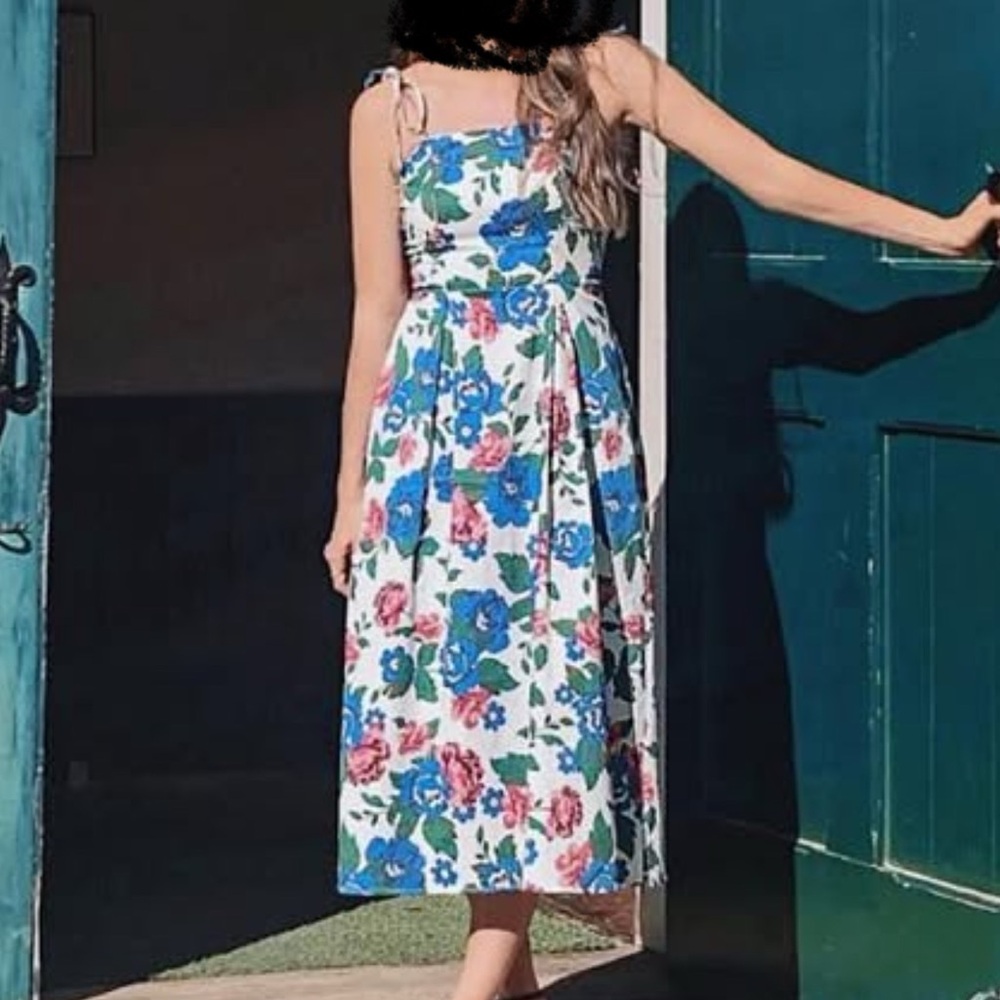 Charles Henry Midi Floral Dress - Picture 1 of 4